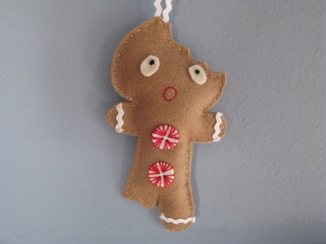 Gingerbread boy ornament